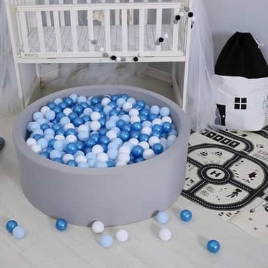 beplace kids - 50 Bolinhas para Piscina - Escolha a Cor | Não Amassa | BPA Free