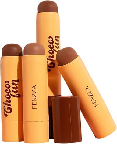 Contorno Stick Choco Fun Fenzza, Bastão com Vitamina E e Manteiga de Karité, Aroma de Chocolate - Maquiagem (80%)