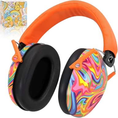 Abafador de Ruidos, Abafador, Proteção Auditiva Laranja, Dupla Camada Super Macia para Uma Utilização Prolongada, Índice de Proteção Contra o Ruído de 22dB