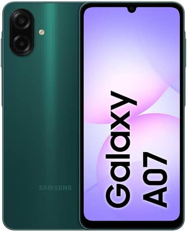 Celular Samsung Galaxy A07 256GB, 8GB, Câm. 50MP, Tela 6.7"- Verde