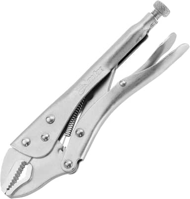 MTX Alicate de Pressão 10" (250 mm) Mordente Curvo – Ferramenta Profissional de Alta Resistência