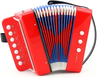 Acordeon Infantil 3 Baixos 7 Teclas Gaita Musical Educativo