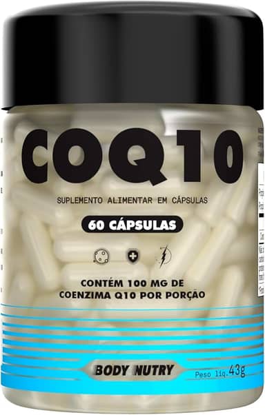 Body Nutry - Coenzima Q10 100mg Pura - 60 Cápsulas