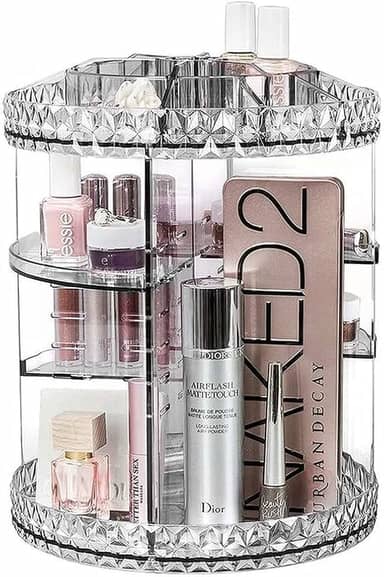 Wincy Organizador De Acrílico Giratório 360º para Cosméticos