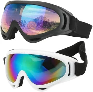 Kit 2 Óculos Esportivos Neve Snowboard Esqui Kitesurf Uv400