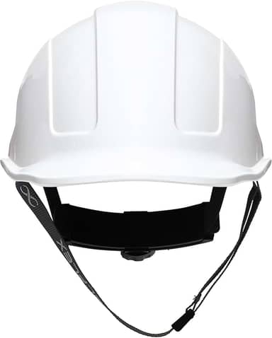 Capacete Steelflex Turtle Branco com Aba Frontal, Suspensão, Catraca e Jugular CA35983