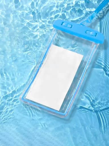 Bolsa de telefone à prova d'água para o verão, capa de telefone à prova d'água, bolsas secas adequadas para telefones celulares abaixo de 7,2 polegadas, necessidades de praia para parque aquático