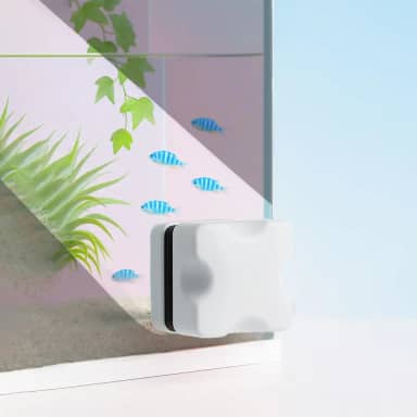 Mini raspador magnético de algas para aquário de peixes - limpador de dupla face de 3 cm em branco - usado para aquários de vidro
