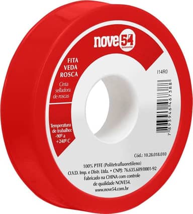 Nove54, Fita Veda-Rosca 18 Mm X 10 M.