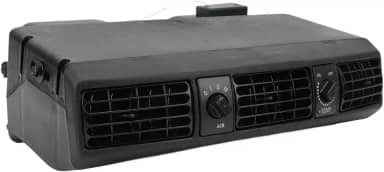 Focket Kit de evaporador de ar condicionado universal sob painel, 360 CFM 3 velocidades capacidade de resfriamento 18853 BTU, bobina de 4 vias de 32 passagens, ar condicionado universal para carros clássicos, autocaravanas (12V)