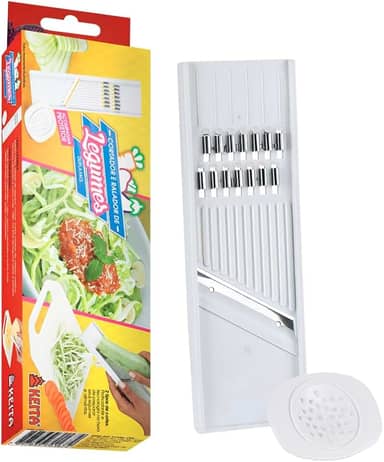 Cortador Ralador Para Legumes Fios Corte Julienne Macarrão De Abobrinha