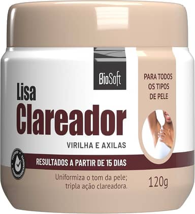 Soft Hair - Cremoso Lisa Clareador Soft Hair 120Gr Virilha E Axilas