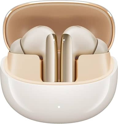 Fones de Ouvido QCY MeloBuds Pro, Fone Bluetooth com Cancelamento de Ruído Ativo, Certificação Hi-Res, 34 Horas De Reprodução, Dourado