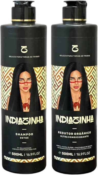 Progressiva Orgânica sem Formol - Indiazinha Liso Extremo 2x500ml