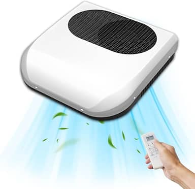 Ar condicionado RV 12V, 9500 BTU Universal Rv Rooftop ar condicionado unidade AC Camper CC unidades AC para trailers, motorhome, carro, semi caminhão, van, reboque, barco, caravana, resfriamento