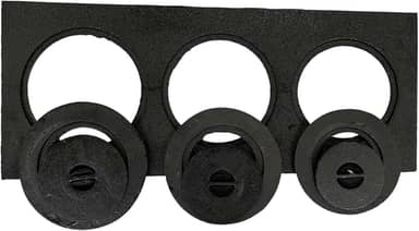 Chapa Mineira Para Fogão á Lenha de Ferro Fundido 3 Furos Com Redução e Tampa