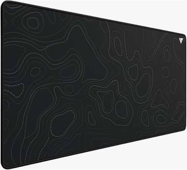 Mousepad Gamer Force One Skyhawk XXL Preto 90x40cm - Precisão Extrema para FPS, Base Antiderrapante e Superfície Speed Premium