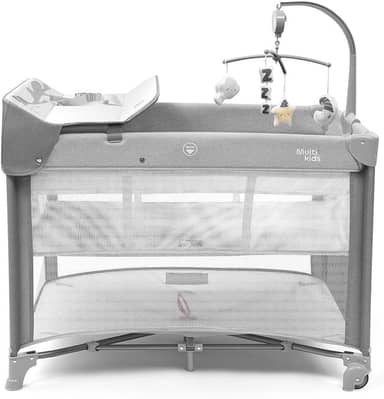 Ber�o Desmont�vel 0-15 Kg Multikids Baby DayDream Cinza - BB404