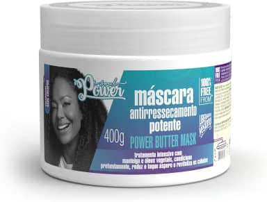 Máscara Antiressecamento Soul Power - Nutrição, Reduz o Ressecamento e Revitaliza Crespos - 400g