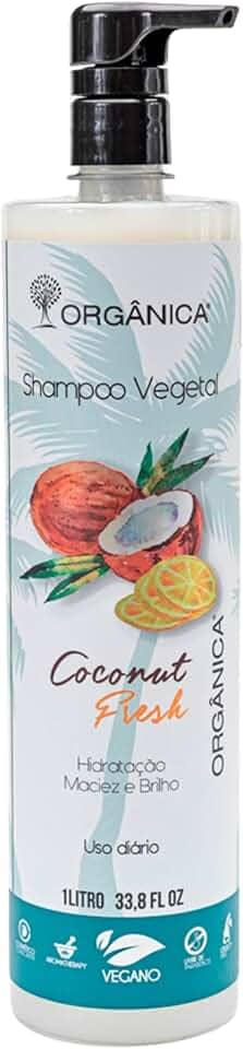 Organica Shampoo Vegetal Coconut E Lima 1000Ml