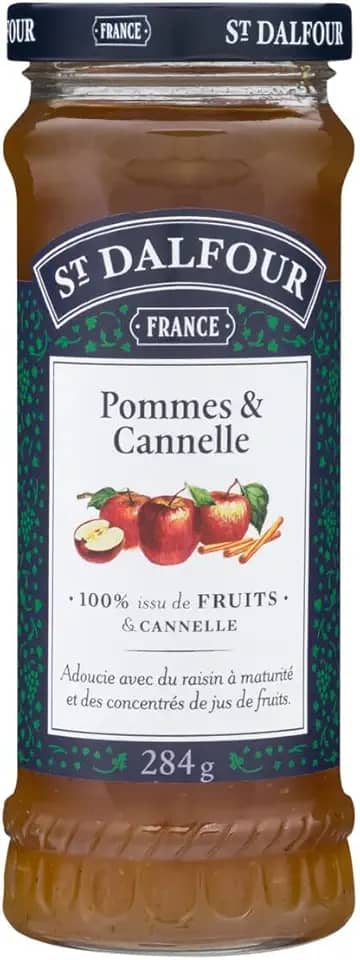 St Dalfour Geleia de Maça & Canela (Pommes & Cannelle), 284g