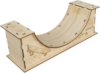 menolana Rampa de skate de dedo em madeira, adereços para presente, acessórios de treinamento de skate de alto desempenho, kit para pista de skate, brinquedo, U Shape Slope