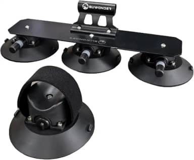 Vaveren Suporte para bicicletas com ventosa para teto de carro, fácil de instalar.