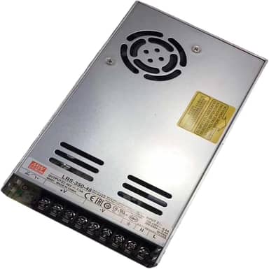 Mean Well 350W Fonte De AlimentaçãO Cc De SaíDa úNica Com ComutaçãO VariáVel 48V 7.3A, (LRS-350-48 48V/7.3A/350.4W/Single Supply)