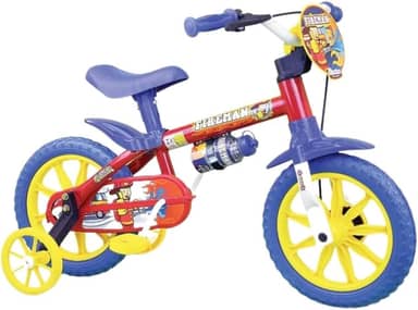 Bicicleta Nathor Fire Man Masculino Aro 12 Vermelho/Azul
