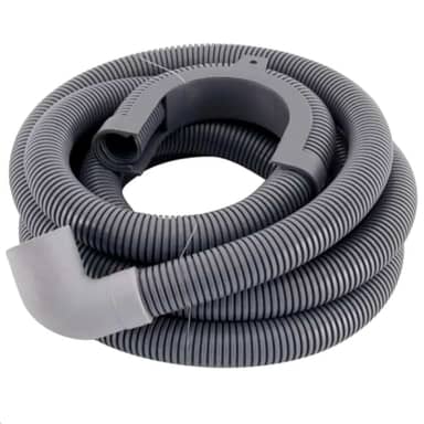 Mangueira de Saída 2 Metros com Suporte para Lavadora Tanquinho Brastemp Electrolux Consul Compatível com Diversos Modelos