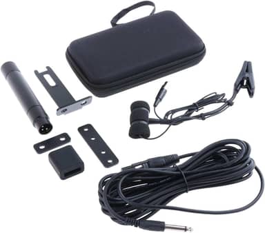 Dynwave Microfone de instrumento com fio, acessórios para instrumentos clipe resistente profissional no microfone para tocar desempenho de instrumentos, 4 Pinos para Cajon