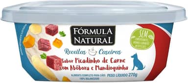 Fórmula Natural Ração Úmida Para Cães Sabor Picadinho De Carne 270G