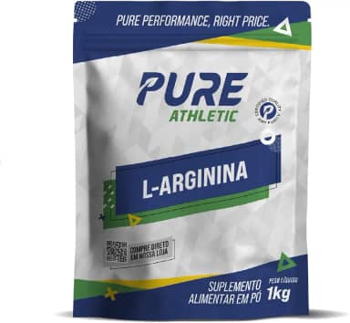Arginina 1Kg Pura Vasodilatador Pure Athletic