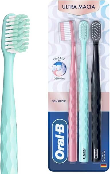 Oral B Iconic Premium, escova de dentes, 3 unidades