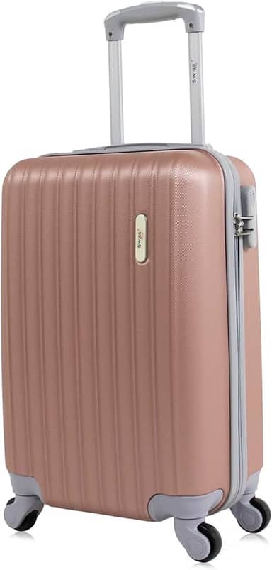 Mala de viagem bordo pequena 10kg Londres Swiss Move Rose