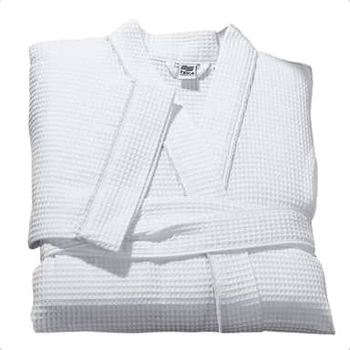 Roupão De Banho Branco Unissex Algodão Piquet Profissional Hotel Teka