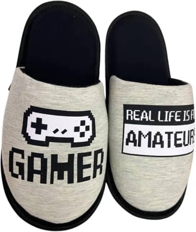 Pantufa Gamer chinelo de quarto extra grande especial