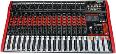 Mesa de Som 16 Canais Interface Soundvoice Mr162 Rubi C/bluetooth +efeitos