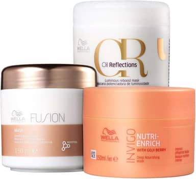 Kit Wella Cronograma Capilar Fios Perfeitos (3 Produtos) BLZ