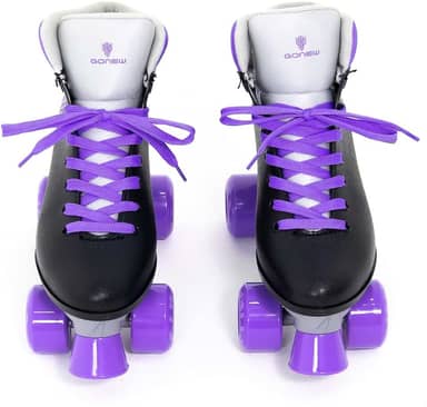 PATINS BEL QUAD - RETRO BASIC PRETO / ROXO TAM 36