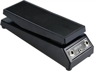Pedal Wah Preto DF2210, Pedal Clássico Wah, Pedal de Efeito para Guitarra, Pedal de Volume Estéreo para Guitarra, Efeito Wah Wah Automático para Guitarra Elétrica,para DJs de