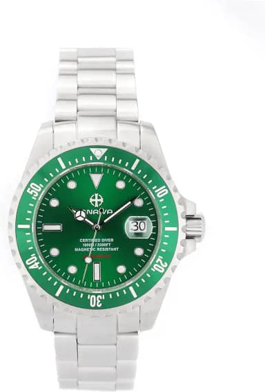 Relógio masculino automático de mergulho profissional de 1000 m, bisel de alumínio, relógios de mergulho com vento automático, relógios de mergulho profissionais para homens