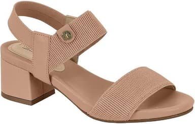 Sandália Feminina Modare Salto Blocado Calce Fácil