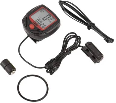 Velocímetro Digital Odômetro Bike Com Fio Bicicleta Ciclo LCD Branco