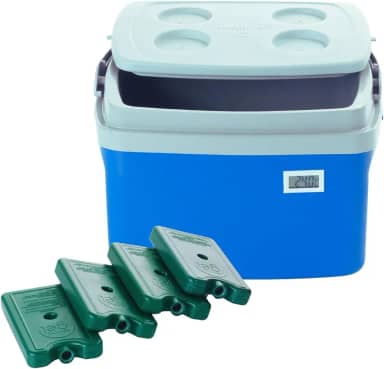 Caixa Térmica 12 litros Cooler com Termômetro Digital e Certificado de Calibração + 4 Gelos Reutilizáveis 400 ML