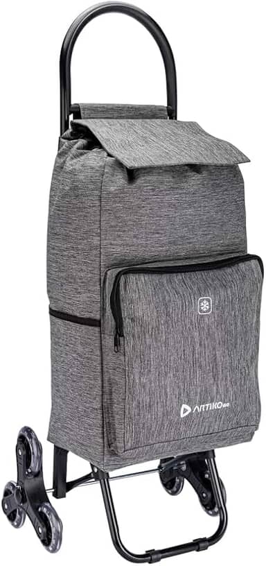 Carrinho Compras Feira e Carga Térmico Artiko Go Sobe Escada 40kg