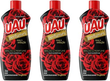 Kit 3 Lustra Móveis Uau Perfumes Rosas & Sedução