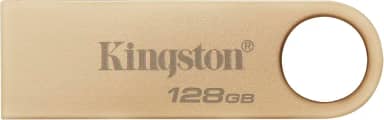 Kingston DataTraveler SE9 Geração 3-128 GB - Leitura de 220 MB/s - Metal - USB 3.2 Geração 1 - Ouro
