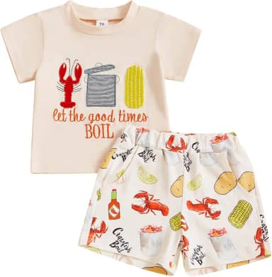 Conjunto de roupas casuais de verão para bebês e meninos recém-nascidos, trator