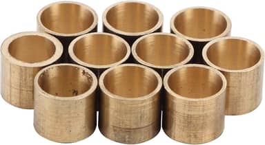 Ferrules para tacos de sinuca, 10 peças de ponteiras de bilhar ponta de sinuca de cobre acessórios de ferramenta de reparo para reparo de tacos de bilhar (9 mm 【sem dentes】), gteghcmv29-11